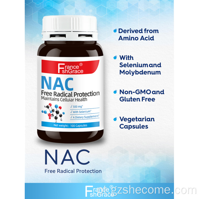 Função do sistema imunológico de suplementos de NAC de venda a quente